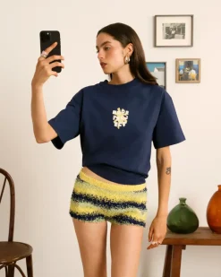 Nude Project Astro Tee Navy Clearance