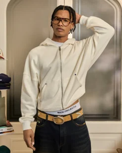 Nude Project Beast Zip-Up Hoodie Marshmallow Hot