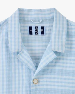 Nude Project Block Shirt Baby Blue Sale