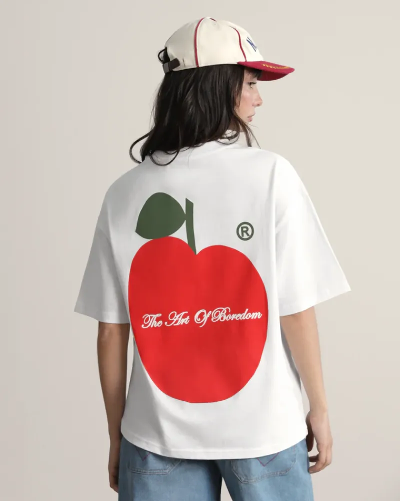 Nude Project Camiseta Apple Blanca Discount