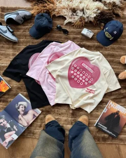 Nude Project Camiseta Calculator Rosa Best