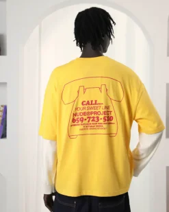 Nude Project Camiseta Call Amarilla