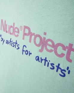 Nude Project Camiseta Cult Kid Verde Hot