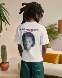 Nude Project Camiseta Face Blanca