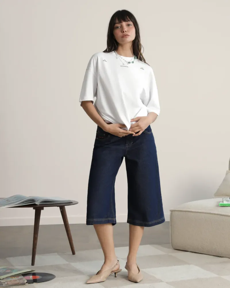 Nude Project Camiseta Fine Art Blanca New
