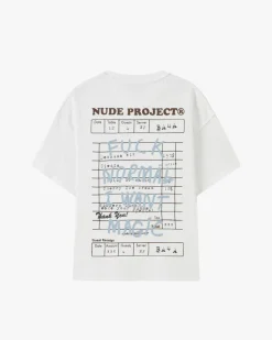 Nude Project Camiseta Fuck Normal Blanca Outlet