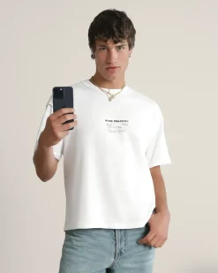 Nude Project Camiseta Fuck Normal Blanca Outlet
