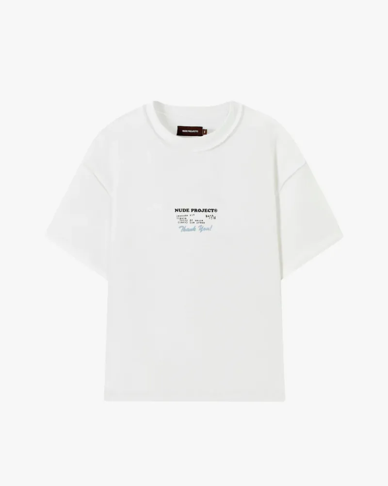Nude Project Camiseta Fuck Normal Blanca Outlet