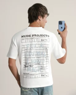 Nude Project Camiseta Fuck Normal Blanca Outlet
