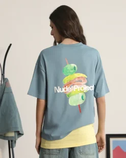 Nude Project Camiseta Gilda Azul New