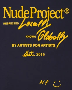 Nude Project Camiseta Global Soon Azul Marino Clearance