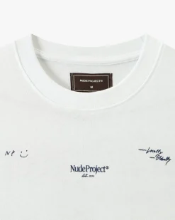 Nude Project Camiseta Global Soon Blanca New