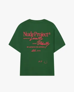 Nude Project Camiseta Global Soon Verde Clearance