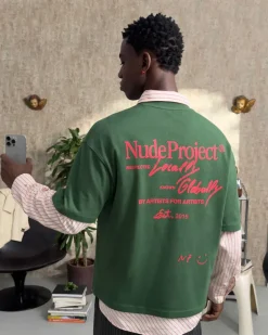 Nude Project Camiseta Global Soon Verde Clearance