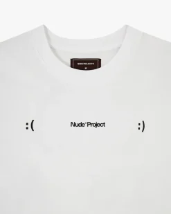 Nude Project Camiseta God is a DJ Blanca Clearance