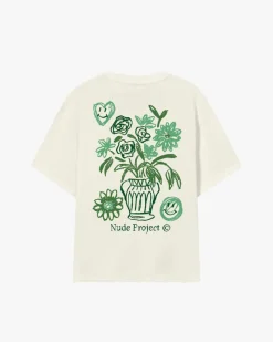 Nude Project Camiseta Jarrón Blanco Crema Hot