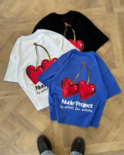 Nude Project Camiseta Juicy Cherry Azul Best