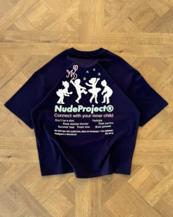 Nude Project Camiseta Lil'Rebel Azul Marino Hot