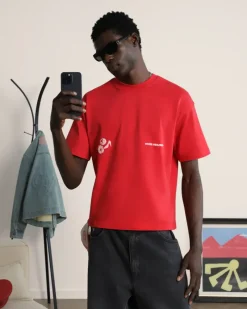 Nude Project Camiseta Love SD Roja Clearance