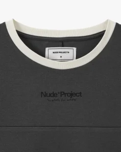 Nude Project Camiseta Manga Larga Vintage Sports Gris Sale