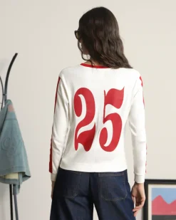 Nude Project Camiseta Manga Larga Vintage Sports Blanca Outlet