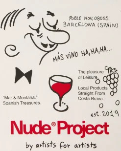 Nude Project Camiseta Más Vino Blanco Crema Sale