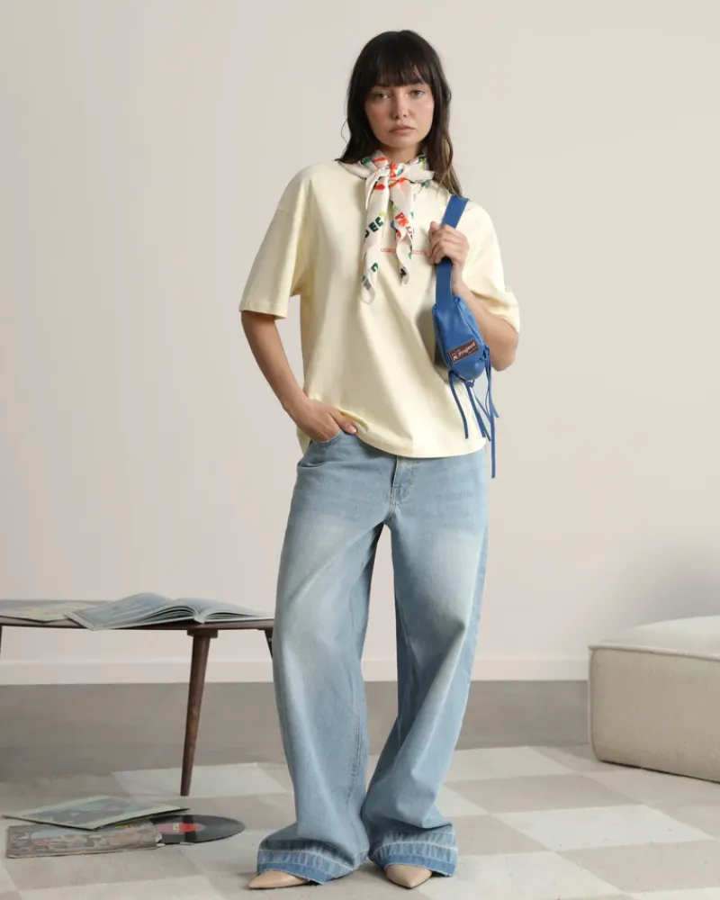 Nude Project Camiseta Mushroom Amarilla Best