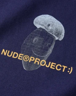 Nude Project Camiseta Mushroom Azul Marino Outlet