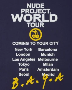 Nude Project Camiseta Nude Tour Azul Marino Best