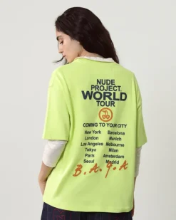 Nude Project Camiseta Nude Tour Verde