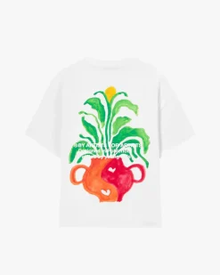 Nude Project Camiseta Plant Blanca Hot