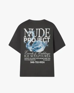 Nude Project Camiseta Sculpture Gris Oscuro New