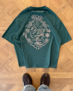 Nude Project Camiseta Swan Garden Verde Best