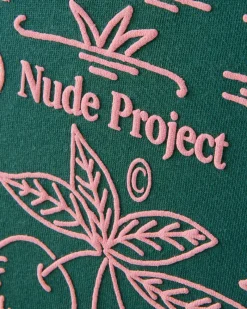 Nude Project Camiseta Swan Garden Verde Best