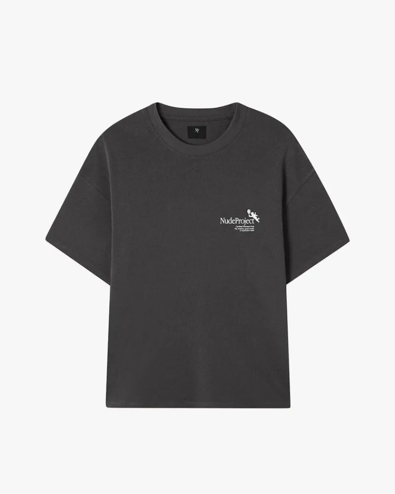 Nude Project Camiseta Tennis Gris Oscuro Sale