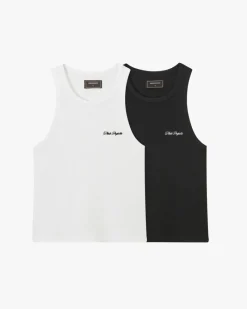 Nude Project Camiseta Tirantes Ss24 Blanco/Negro Clearance