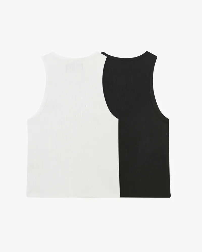 Nude Project Camiseta Tirantes Ss24 Blanco/Negro Clearance