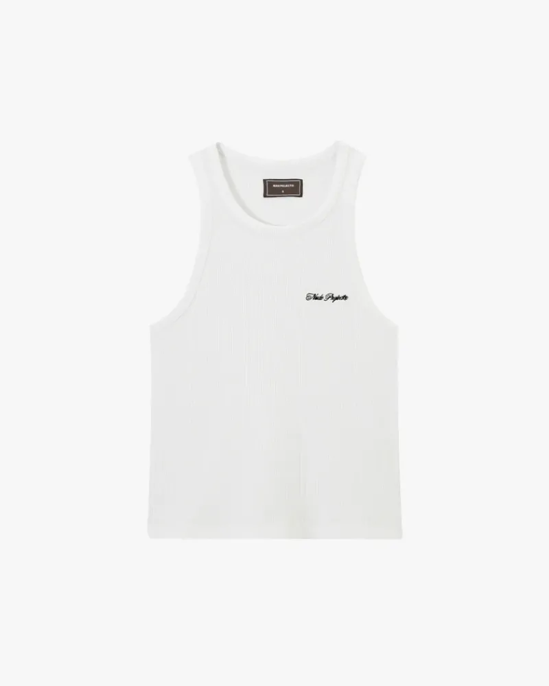 Nude Project Camiseta Tirantes Ss24 Blanco/Negro Clearance
