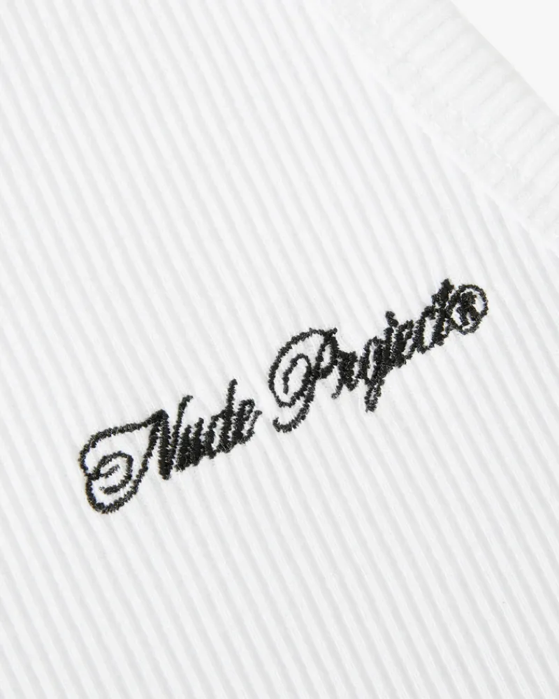 Nude Project Camiseta Tirantes Ss24 Blanco/Negro Clearance