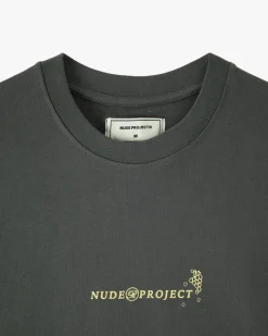 Nude Project Camiseta Viña Gris Oscuro Sale