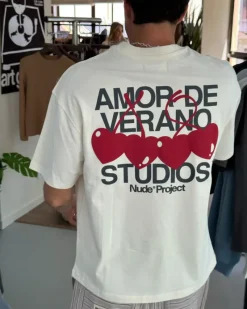 Nude Project Camiseta Xoxo Blanco Crema