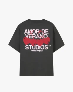 Nude Project Camiseta Xoxo Gris Oscuro Outlet