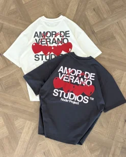Nude Project Camiseta Xoxo Gris Oscuro Outlet