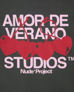 Nude Project Camiseta Xoxo Gris Oscuro Outlet