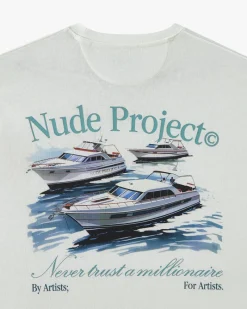 Nude Project Camiseta Yatch Club Blanca Outlet
