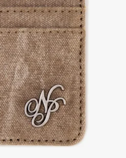 Nude Project Canvas Cardholder Brown Best