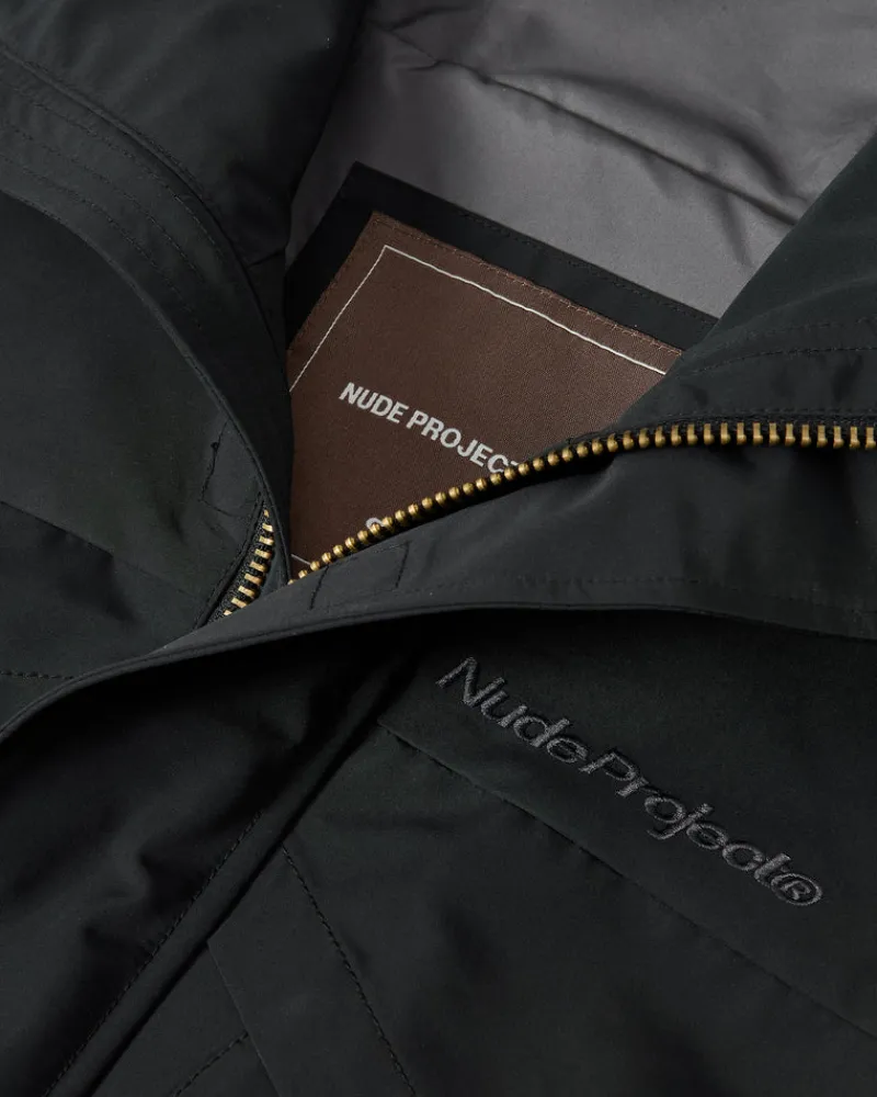 Nude Project Chaqueta Cortavientos Milestones Negra New