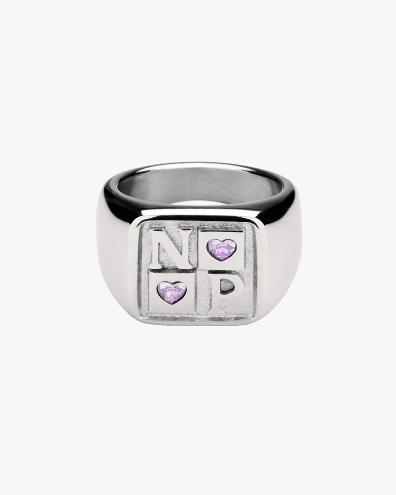 Nude Project Chess Ring Silver Clearance