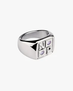 Nude Project Chess Ring Silver Clearance