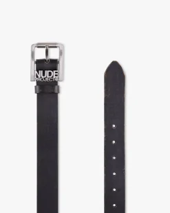 Nude Project Classic Belt Worn Black